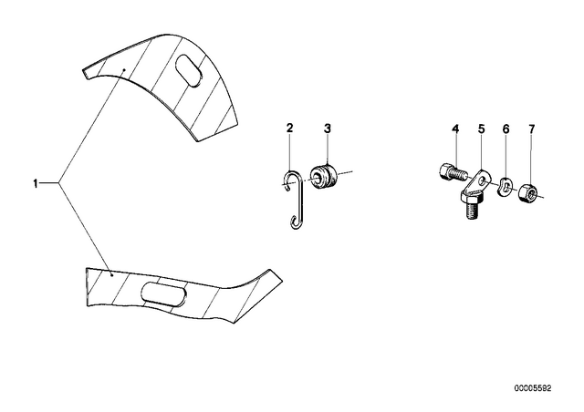 46711236606 - Frame and Mounting Parts: Holder -  for BMW-Motorrad Image