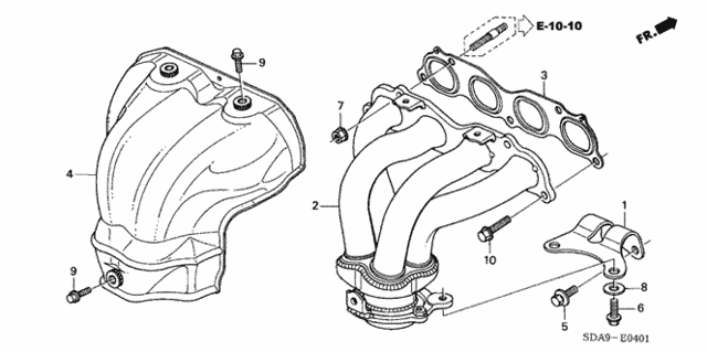 Exhaust Manifold (L4) for 2006 Honda Accord #0