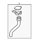 8531678021 - : Filler Tube for Lexus: NX200t, NX300, NX300h Image