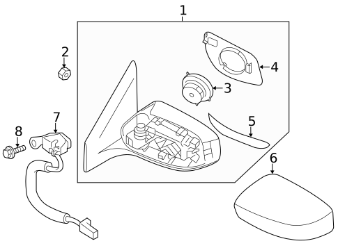 Outside Mirrors for 2016 Nissan Sentra #0