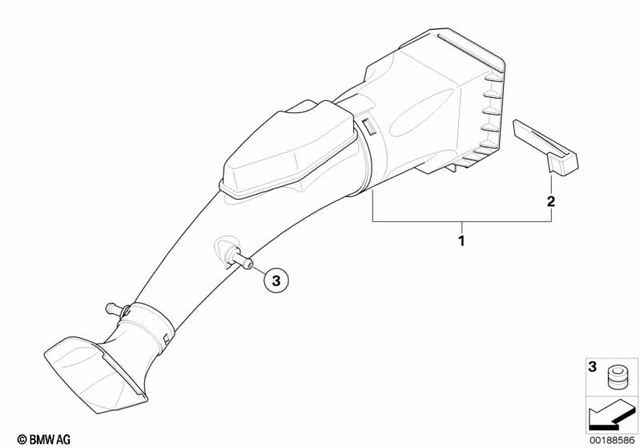 13717685339 - Fuel System: Intake Manifold -  for BMW-Motorrad Image