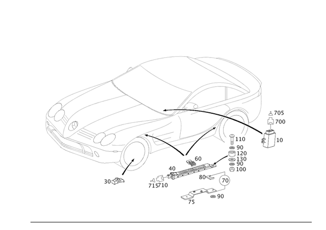 28208326 - Electrical Equipment and Instruments: Control Unit for Mercedes-Benz Image image