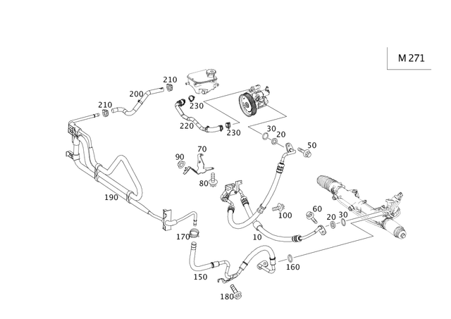 159972245 - Steering: O-Ring for Mercedes-Benz: 180C, 250, 300S, AMG GT, AMG GT Black Series, AMG GT C, AMG GT R, AMG GT S, C230, C240, C250, C280, C300, C32 AMG, C320, C350, C55 AMG, C63 AMG, CL550, CL600, CL63 AMG, CL65 AMG, CLK320, CLK350, CLK500, CLK55 AMG, CLK550, CLK63 AMG, CLS63 AMG, E250, E350, E550, E63 AMG, E63 AMG S, G550 4x4, G63 AMG, GL320, GL350, GL450, GL550, GL63 AMG, GLE300d, GLE350, GLE400, GLE43 AMG, GLE450 AMG, GLE550e, GLE63 AMG, GLE63 AMG S, GLK250, GLK350, GLS350d, GLS450, GLS550, GLS63 AMG, ML250, ML320, ML350, ML400, ML450, ML500, ML550, ML63 AMG, R320, R350, S350, S400, S500, S550, S600, S63 AMG, SL500, SL55 AMG, SL550, SL600, SL63 AMG, SL65 AMG, SLC300, SLC43 AMG, SLK250, SLK280, SLK300, SLK350, SLK55 AMG, SLS AMG Image image