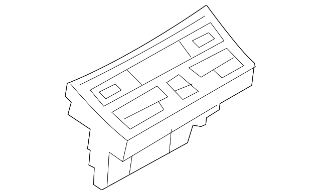 HVAC Temperature Control Panel - Porsche (9P1-907-039-BE-DML)