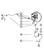 5105162AE - Brakes: Brake Tube for Dodge: Caliber Image