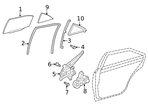 Front Door for 2013 Toyota Camry #2