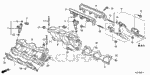 16450R70A01 - Engine: INJECTOR ASSY., FUEL for Acura Image
