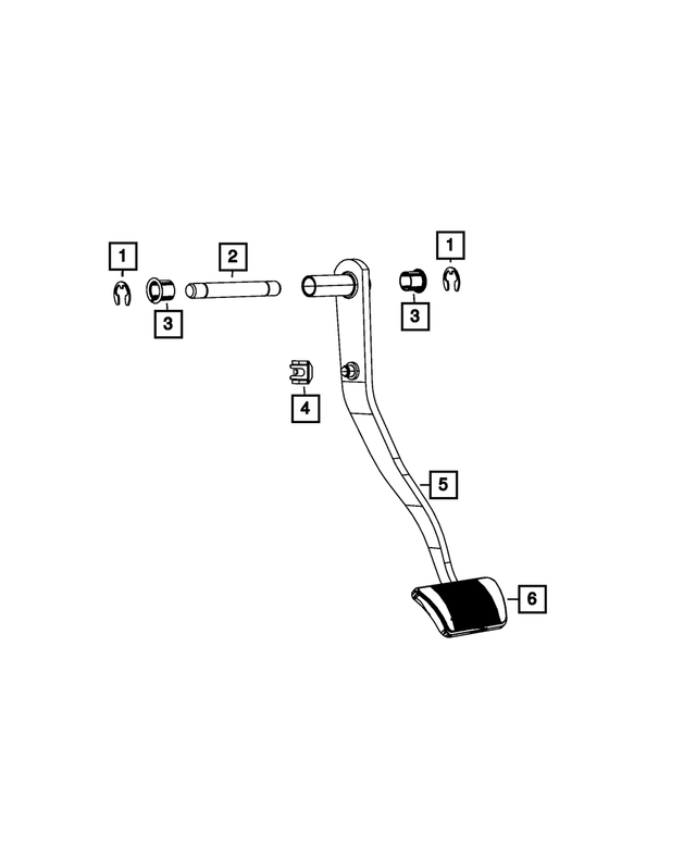 « 52059871AD – Brakes : Frein Pedale Et Semelle pour Mopar Image »