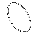 9A725311500 - Engine: Turbocharger Gasket for Porsche Image