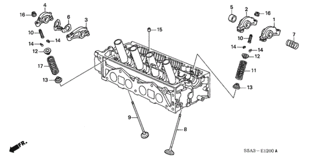 Valve - Rocker Arm (SOHC) for 2001 Honda Civic #0