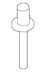 68399AD000 - Body: Bumper Cover Rivet for Nissan: 350Z, 370Z, Z Image