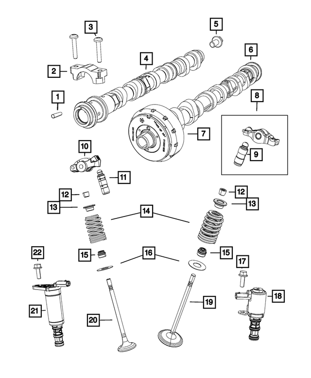 5047979AA - 3.6L Gas; Engine: Valve Lash Adjuster for Mopar Image