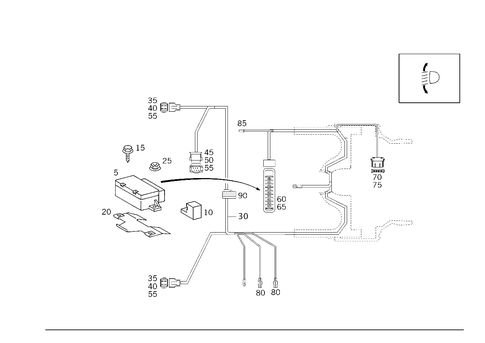 Light Range Adjuster Electric for 1997 Mercedes-Benz SL320 #0