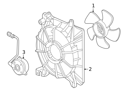 Cooling Fan for 2013 Acura ILX #0