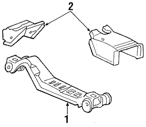 Engine & Trans Mounting for 1988 Ford Thunderbird #0