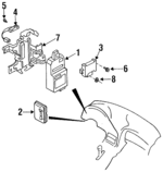 M020676D1 - : Resistor for Mazda: RX-7 Image