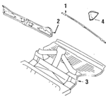 3070470 - Body: Extension Panel for Oldsmobile: Toronado Image