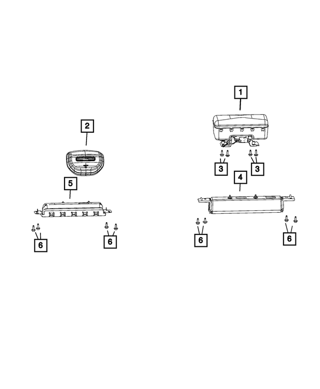 68479205AG - Restraints: Passenger Kneeblocker for Mopar Image