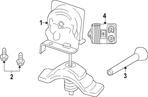 Spare Tire Carrier for 2024 Ford F-150 #0