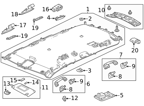 Side Pillar for 2023 Honda Pilot #0