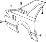 E2GZ6727841A - Body: Outer Panel for Ford: EXP Image
