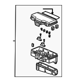 38200S84A01 - Electrical: Fuse Box for Honda Image