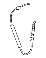 5K4839085E - Body: Door Latch Cable for Volkswagen Image