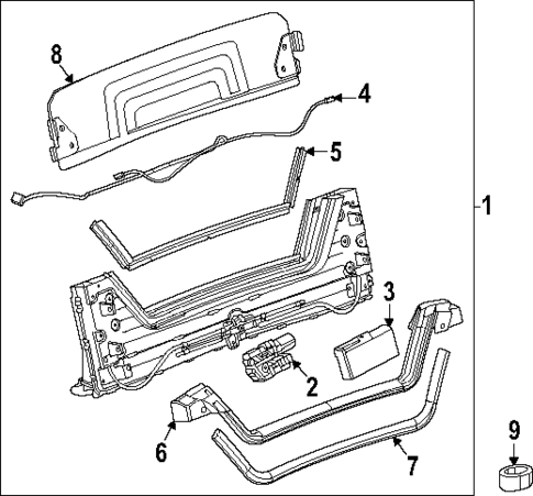Frame & Components for 2024 Chevrolet Corvette #1