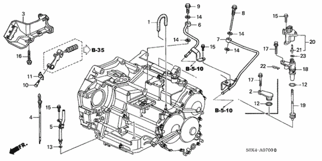 AT Oil Level Gauge (4AT) for 2000 Honda Odyssey #0