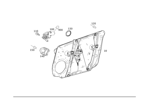 Window Lifter for 2012 Mercedes-Benz C250 #0