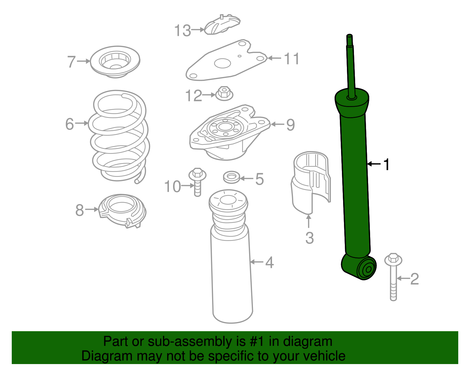 消防　銀杯 BMW Shock Absorber Bellows - Genuine BMW 33536783482 | FCP Euro