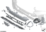 51118085657 - : Grille, Air Intake, Center for BMW Image