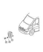 5120370AA - Electrical: Horn for Dodge: Sprinter 2500, Sprinter 3500 Image