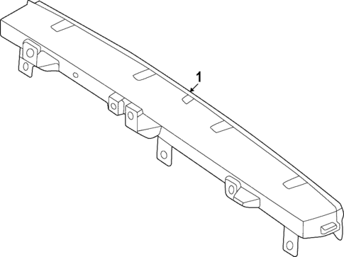 High Mounted Stop Lamp for 2022 Mercedes-Benz SL 55 AMG&reg; #0
