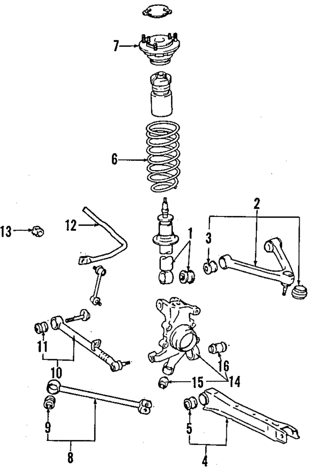 4872514040 - : Suspension Strut Rod Bushing for Toyota Image