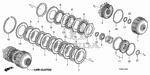 22510R36003 - Transmission - Automatic: GUIDE, LOW CLUTCH for Honda Image