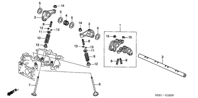 Valve - Rocker Arm for 2005 Honda Civic #0