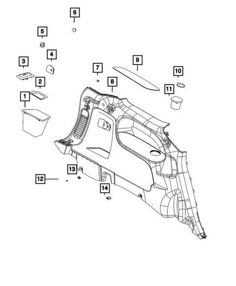 Panels - Moldings - Scuff Plates, Pillar, Cowl, 1/4 Panel Trim and Cargo Covers for 2025 Dodge Durango #0