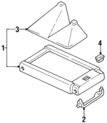 5880234012B0 - Body: Console Housing for Toyota Image image