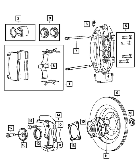 Front Brakes for 2015 Dodge Viper #0