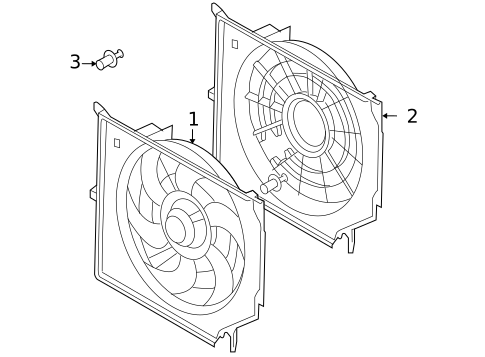 Cooling Fan for 2006 BMW Z4 #0