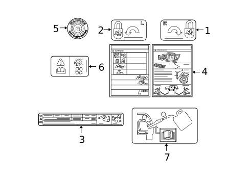 Labels for 2010 Ford Escape #0