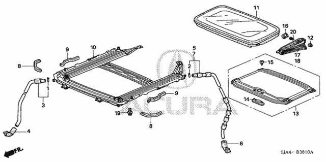 Sliding Roof for 2011 Acura RL #0
