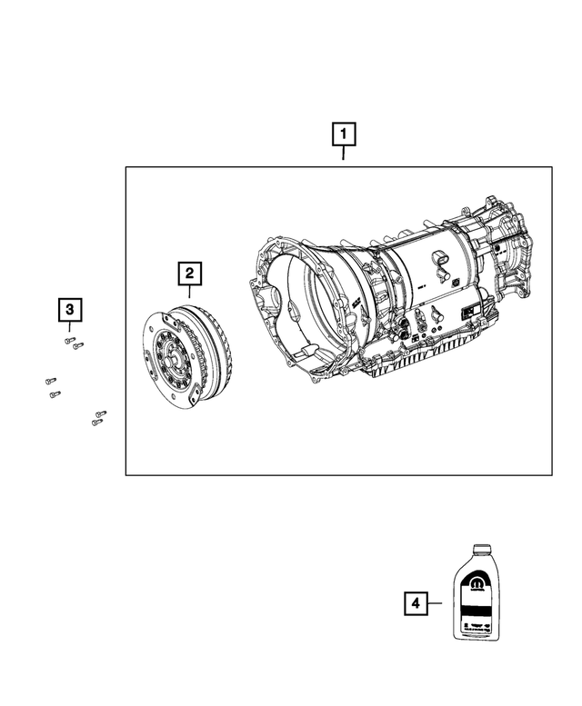 68549441AA - Transmission: With Torque Converter Transmission for Mopar Image