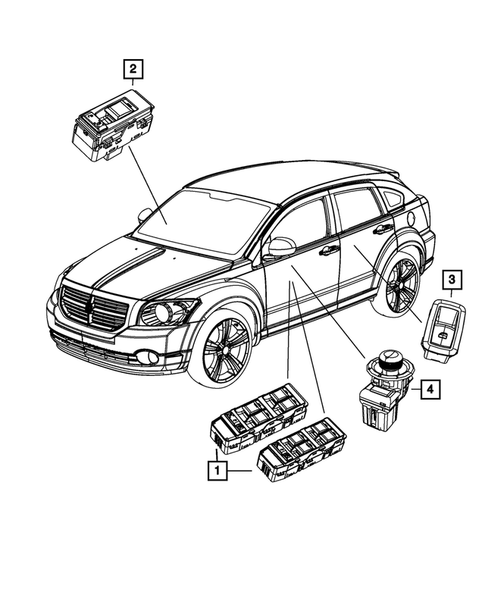 Switches for 2010 Dodge Caliber #2