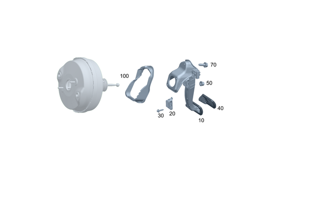 2232902900 - : Pedal Assembly for Mercedes-Benz Image