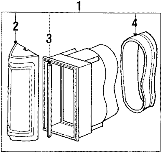 E8VY13404A - Electrical: Tail Lamp Assembly for Ford Image
