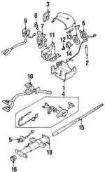 D6229A - Steering: ACDelcoâ„¢ Signal Switch for GM Image