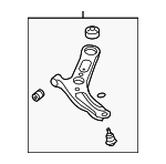 545002V000 - Suspension: Lower Control Arm for Hyundai Image