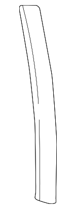 99654361603 - Body: Quarter Glass Gasket for Porsche: 911 Image